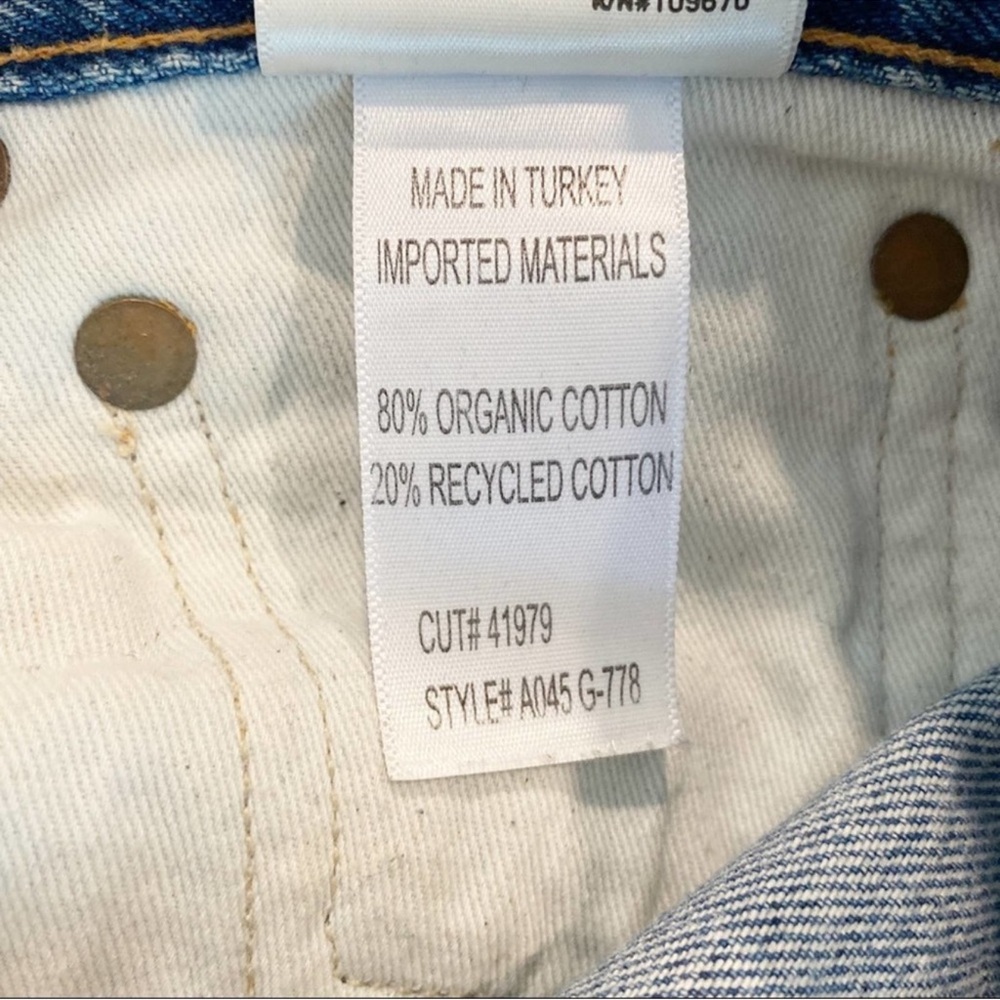 Agolde Jamie High Rise Classic Distressed Jeans Button Fly Size 28 - Picture 3 of 9